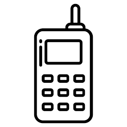 従来型携帯電話のアイコン