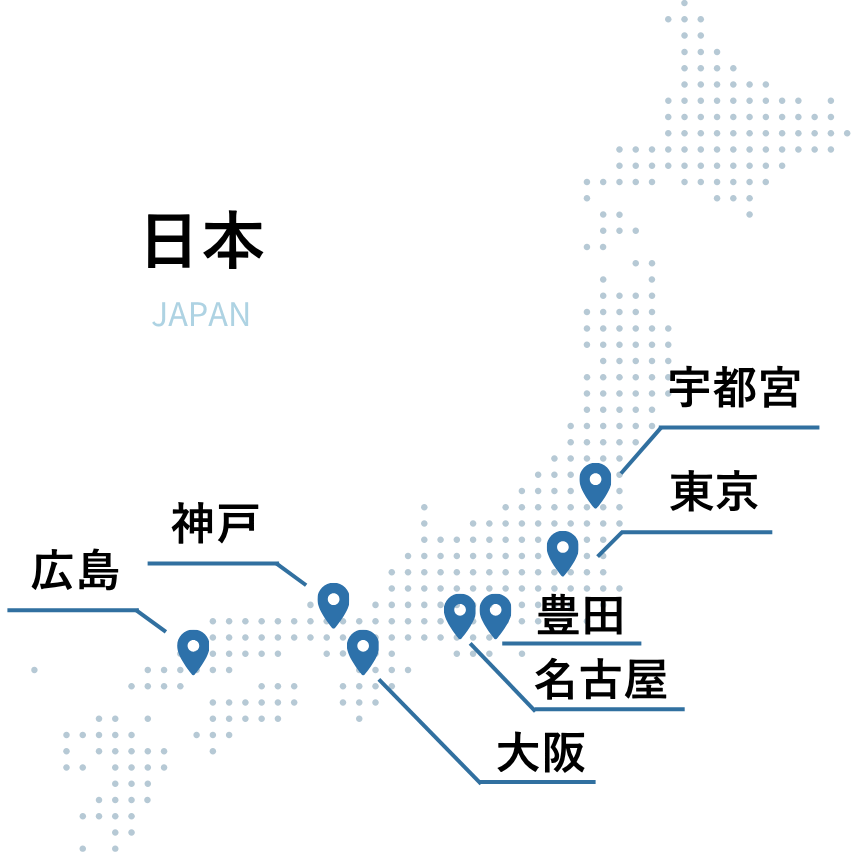 日本の拠点